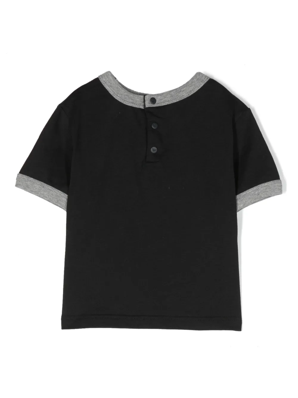 Футболка из органического хлопка с принтом Smurfs Emporio Armani Kids, синий — фото 2