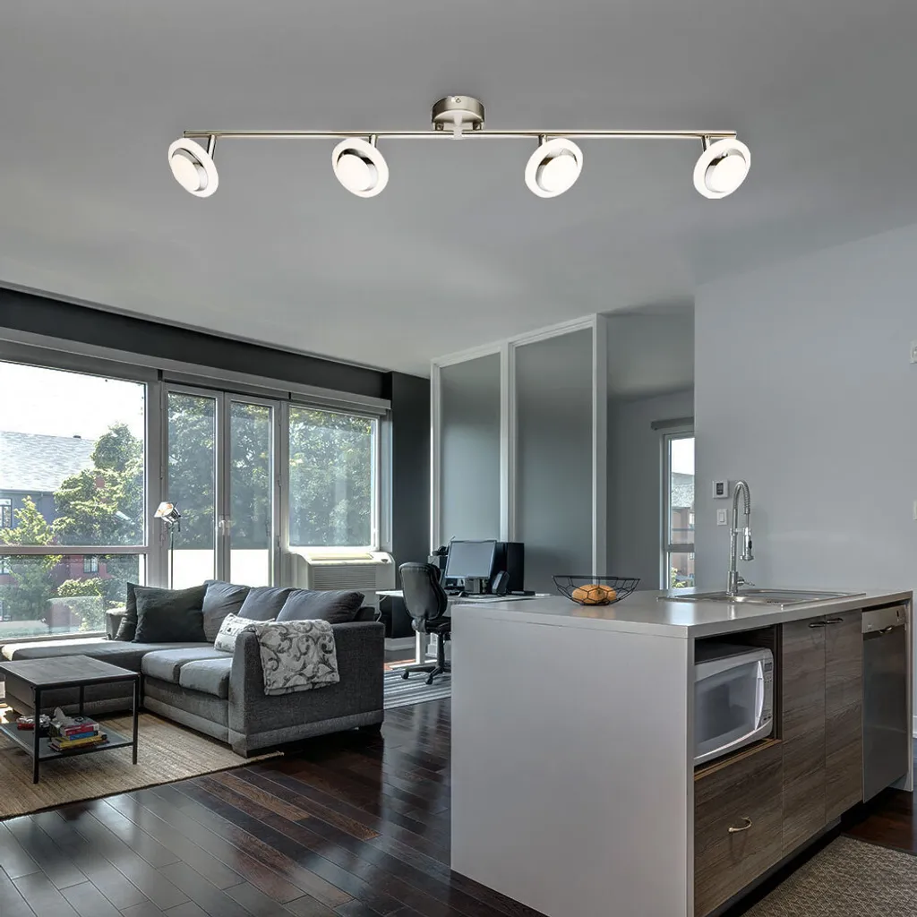 

Потолочный светодиодный светильник Globo Lighting, серебряный