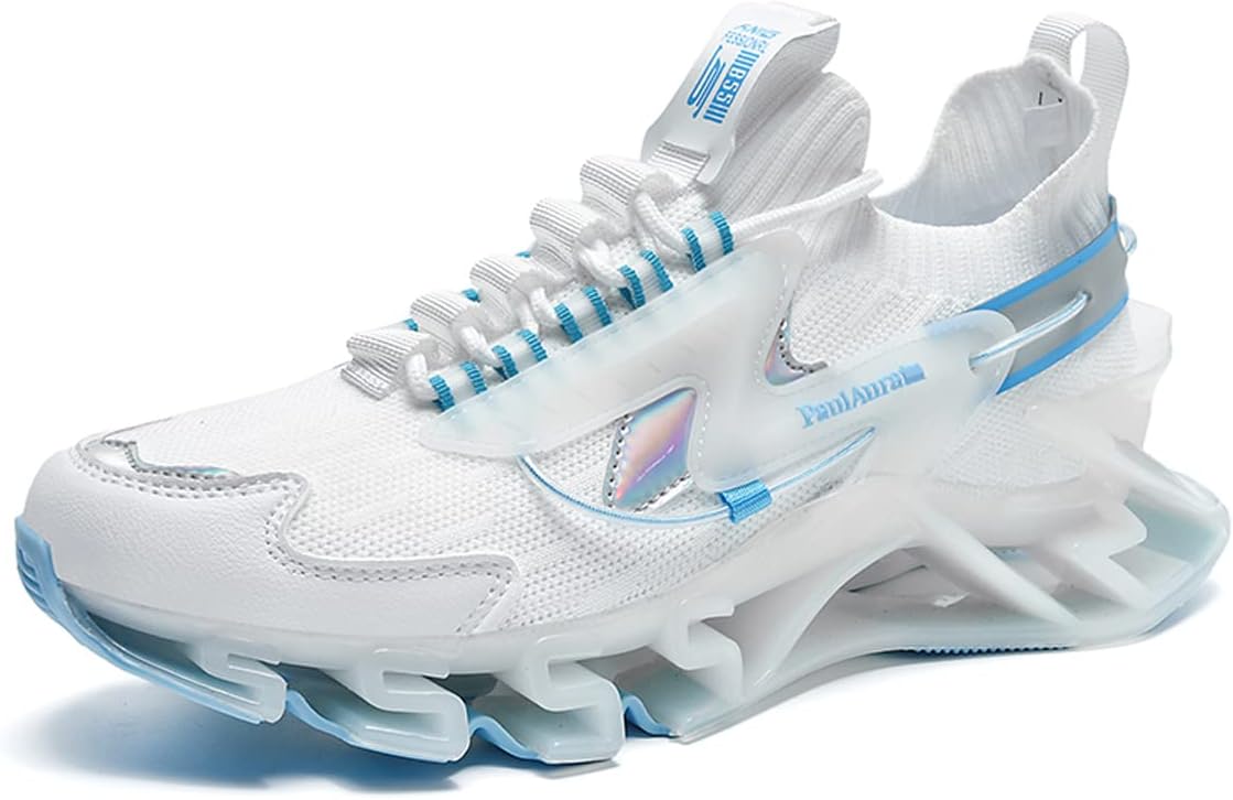 

Мужские кроссовки GSIGUL для бега, спортивной ходьбы, с сеткой для тренировок, повседневные модные кеды, белый