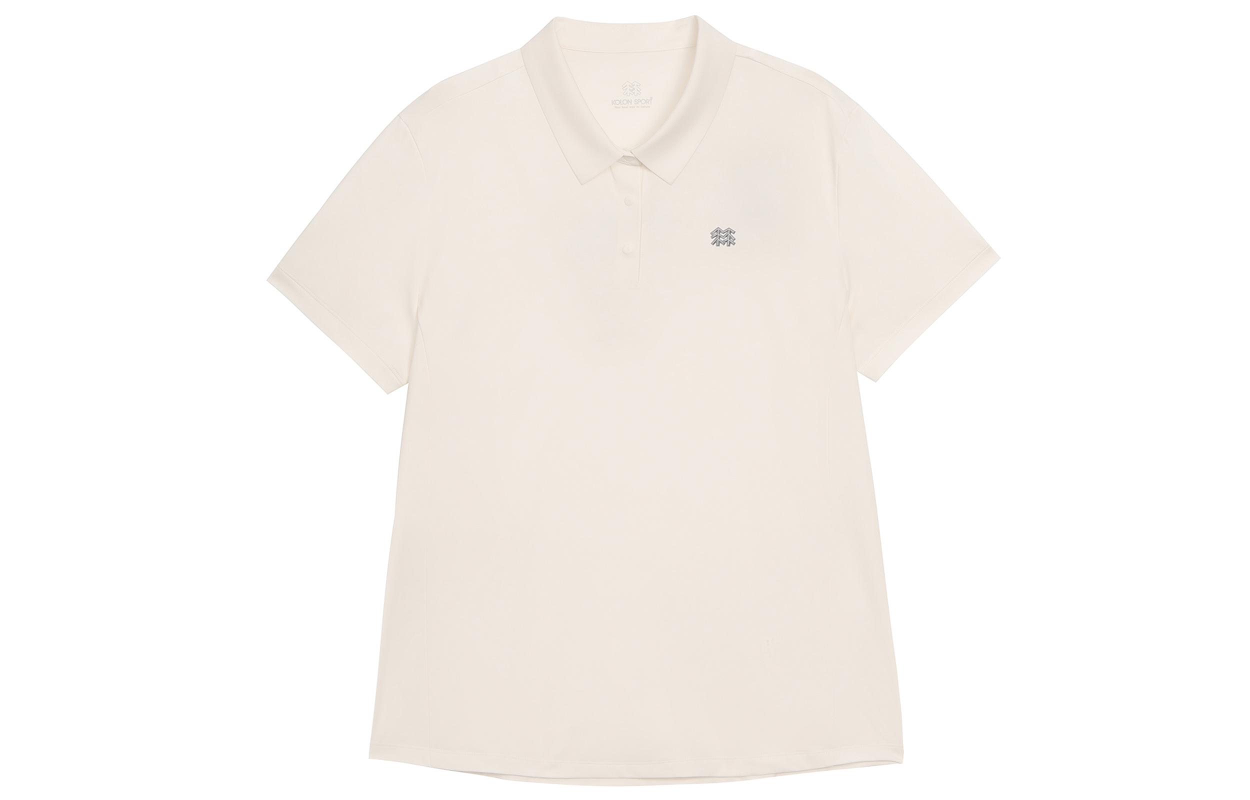 

Футболка поло женская KOLON SPORT, цвет слоновая кость