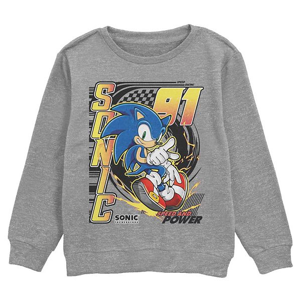 

Детский флисовый свитшот Speed & Power Sonic The Hedgehog