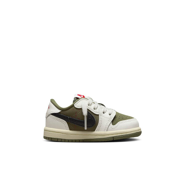 Кроссовки 1 ретро низкие og sp x travis scott Air Jordan, зеленый — фото 2