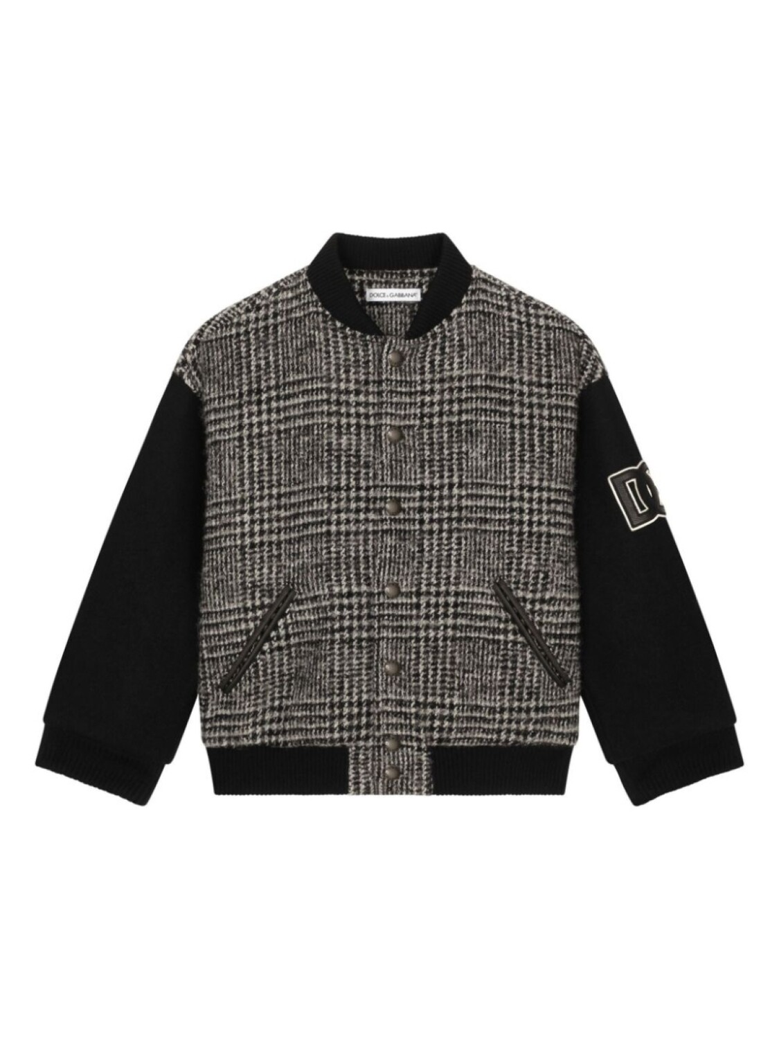 

Dolce & Gabbana Kids бомбер с логотипом, серый