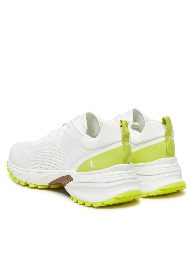 Кроссовки Hike Runner Tech Knit YM0YM01284 Calvin Klein Jeans, белый — фото 3