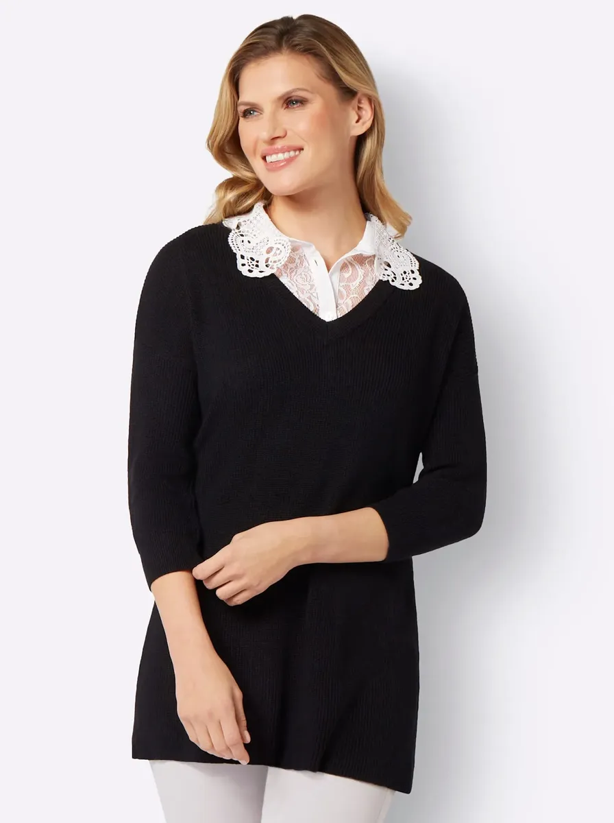 

Классическая блузка-топ Basics Classic Basics, белый