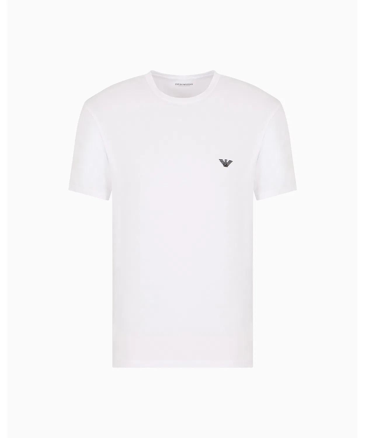 Футболка Emporio Armani Tight Fit Loungewear из мягкого модала, белая