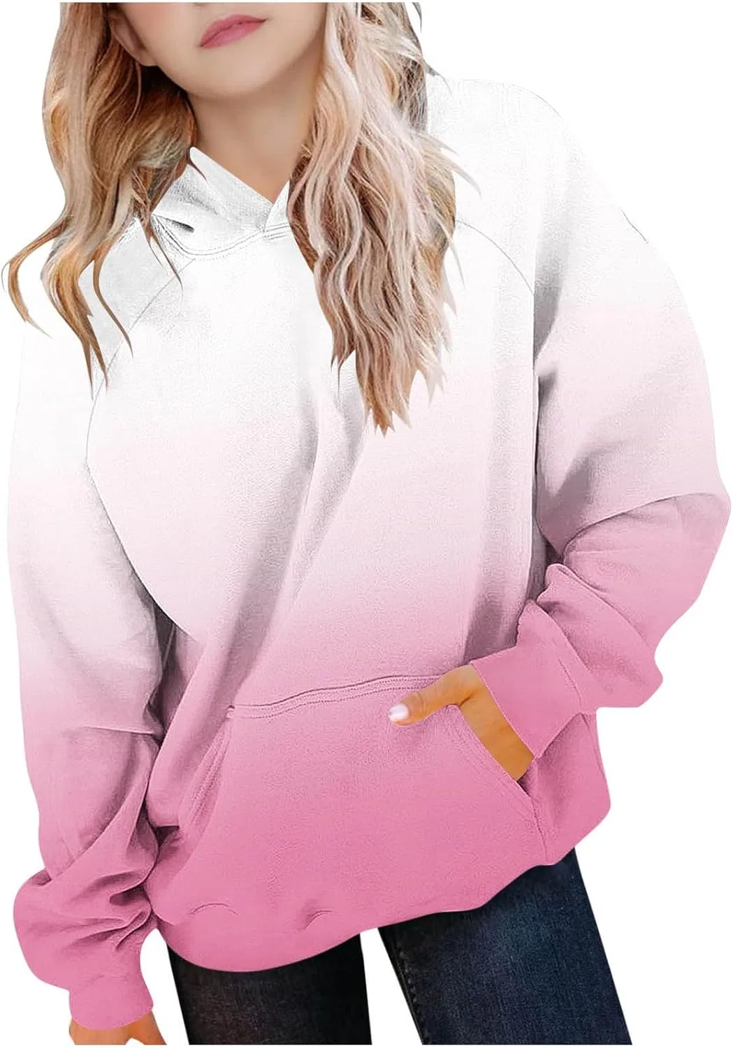 Толстовка с капюшоном оверсайз Bidobibo, цвет D# Pink