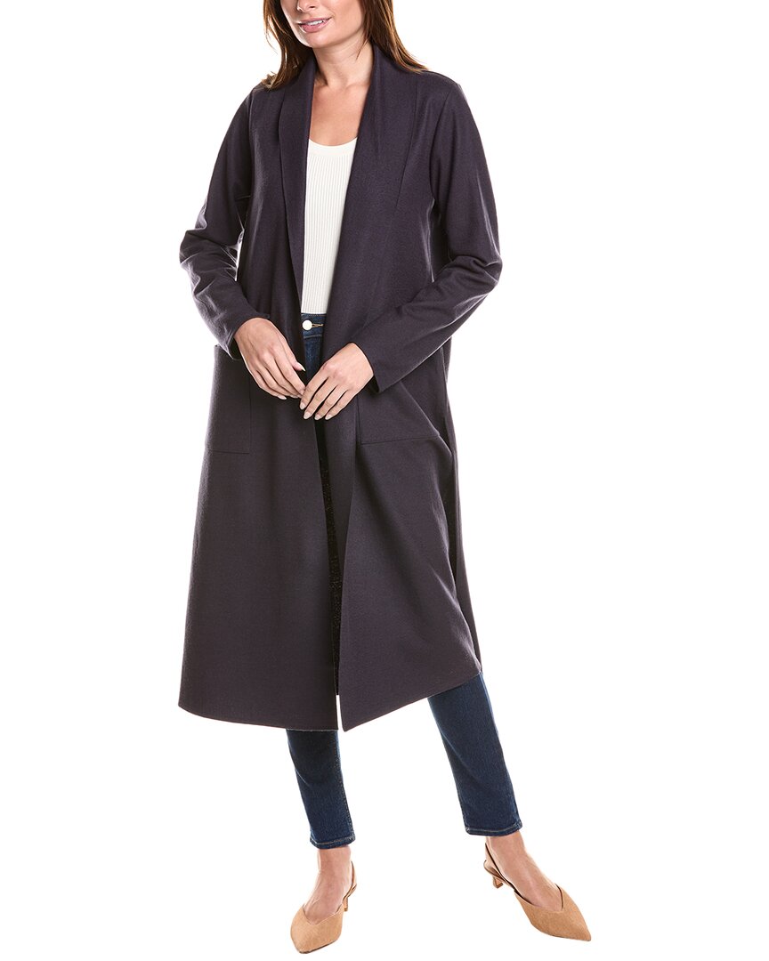 

Шерстяная куртка EILEEN FISHER, темно-синий