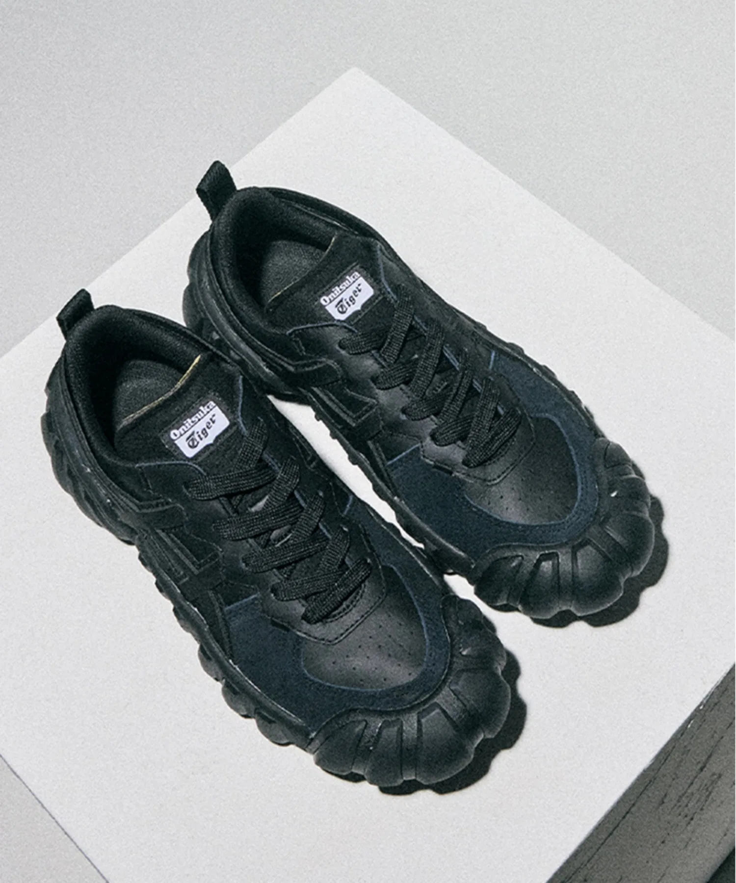 Унисекс кроссовки Onitsuka Tiger DENTIGRE LS бело-серые — фото 3