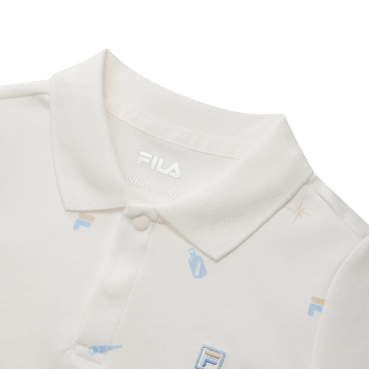 Футболка детская с коротким рукавом и принтом all over print FILA KIDS — фото 4