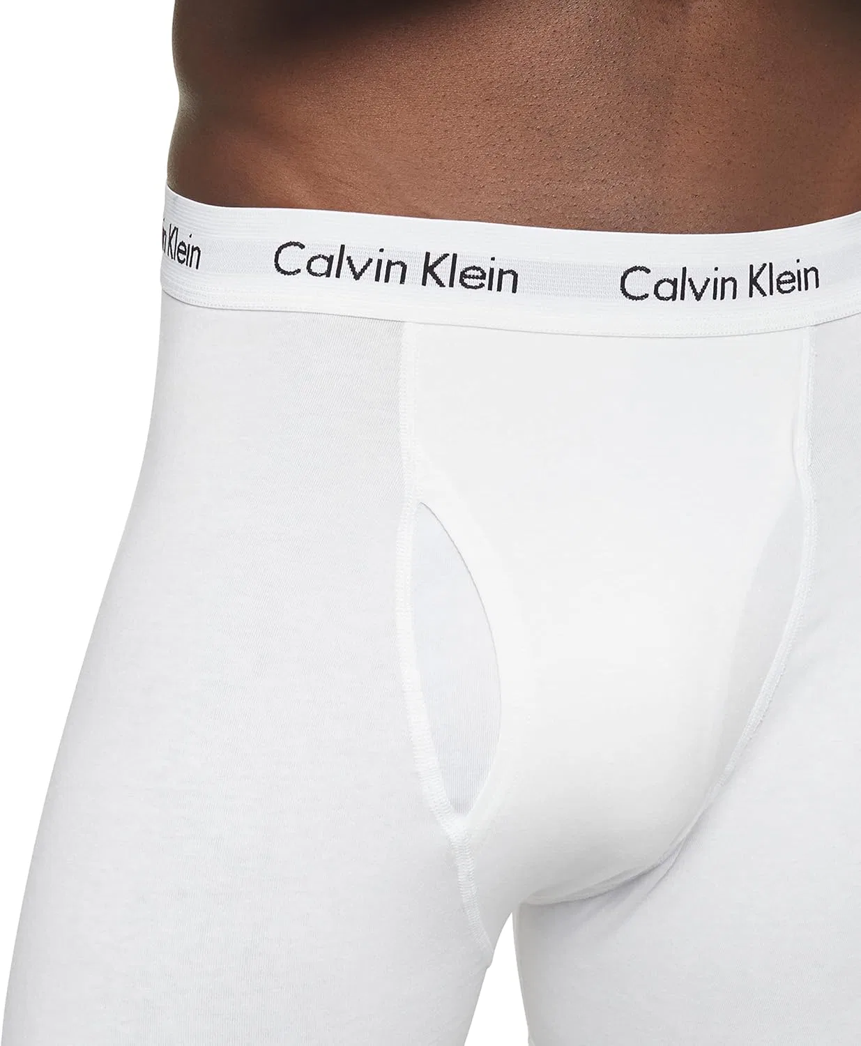 Боксеры, Cotton Stretch, Calvin Klein, Белый — фото 4
