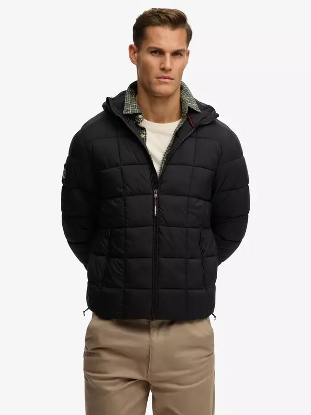 Стеганая куртка Superdry, Black — фото 3