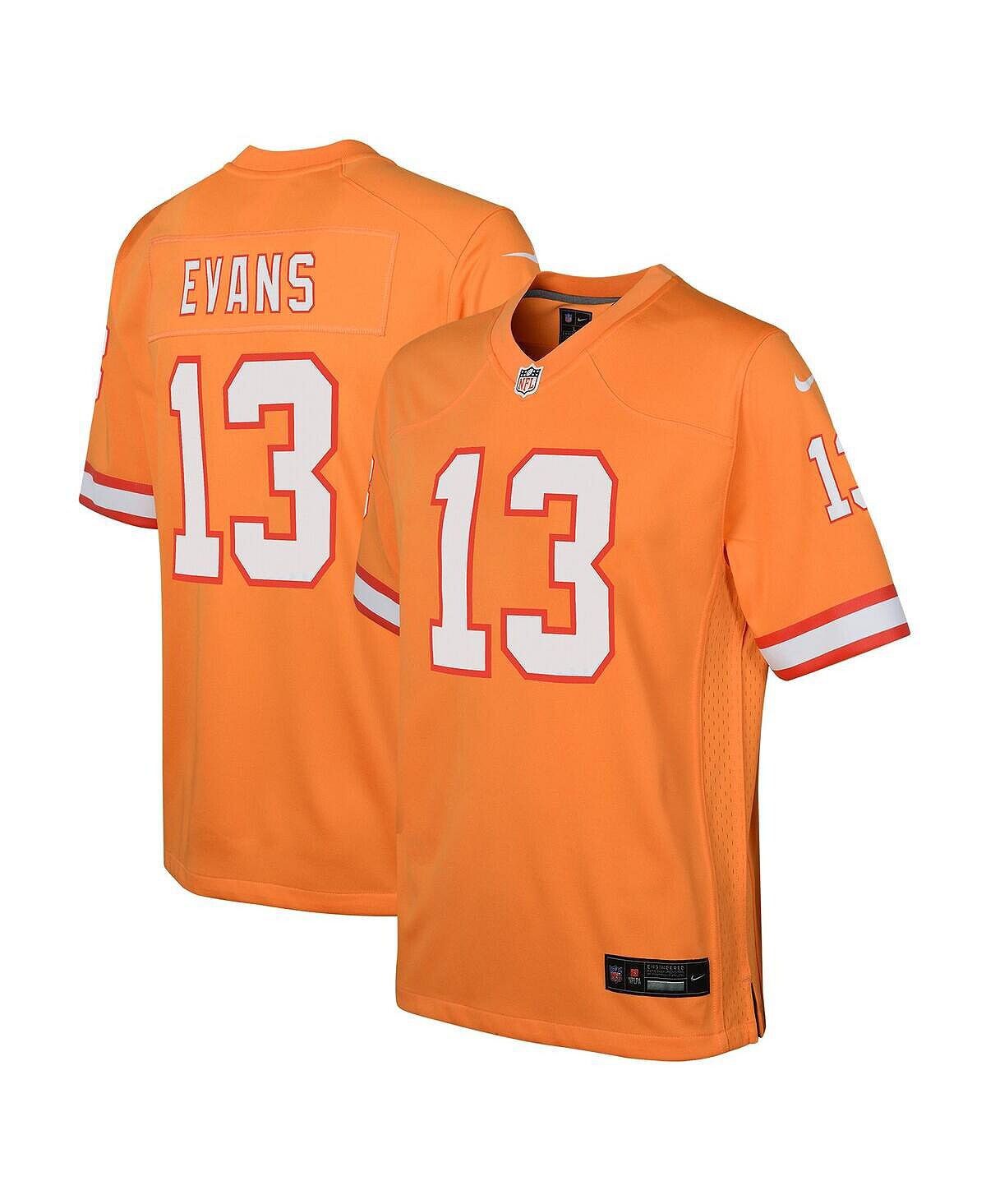 

Футболка Big Boys Mike Evans Orange Tampa Bay Buccaneers Throwback Game Nike