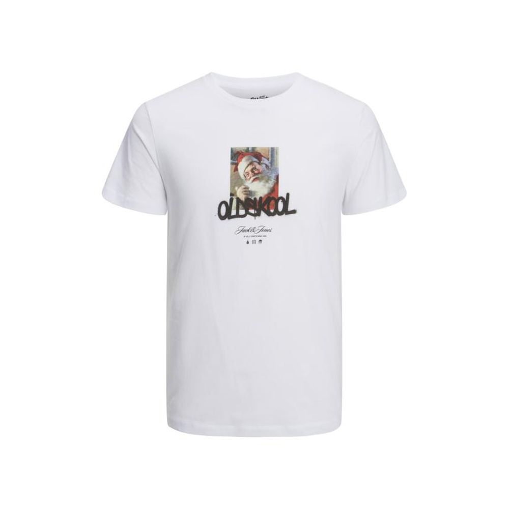 

Белая хлопковая футболка Jack & Jones