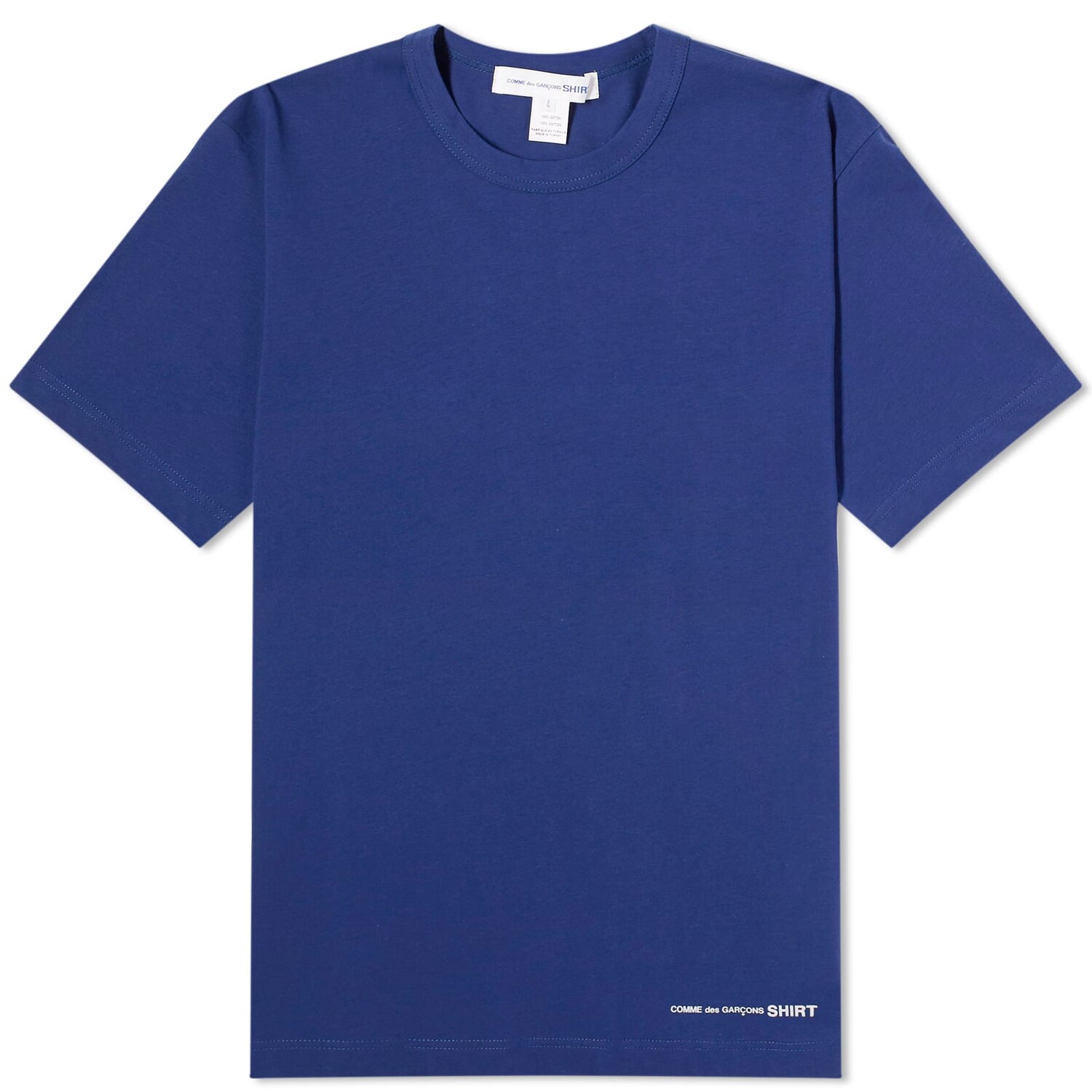 

Футболка Comme Des Garçons Shirt Logo T-Shirt, темно-синий