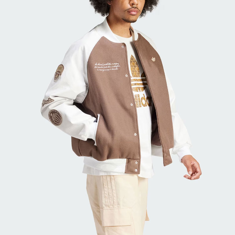 Куртка Vrct Adidas Originals, тёмный землисто-коричневый — фото 4