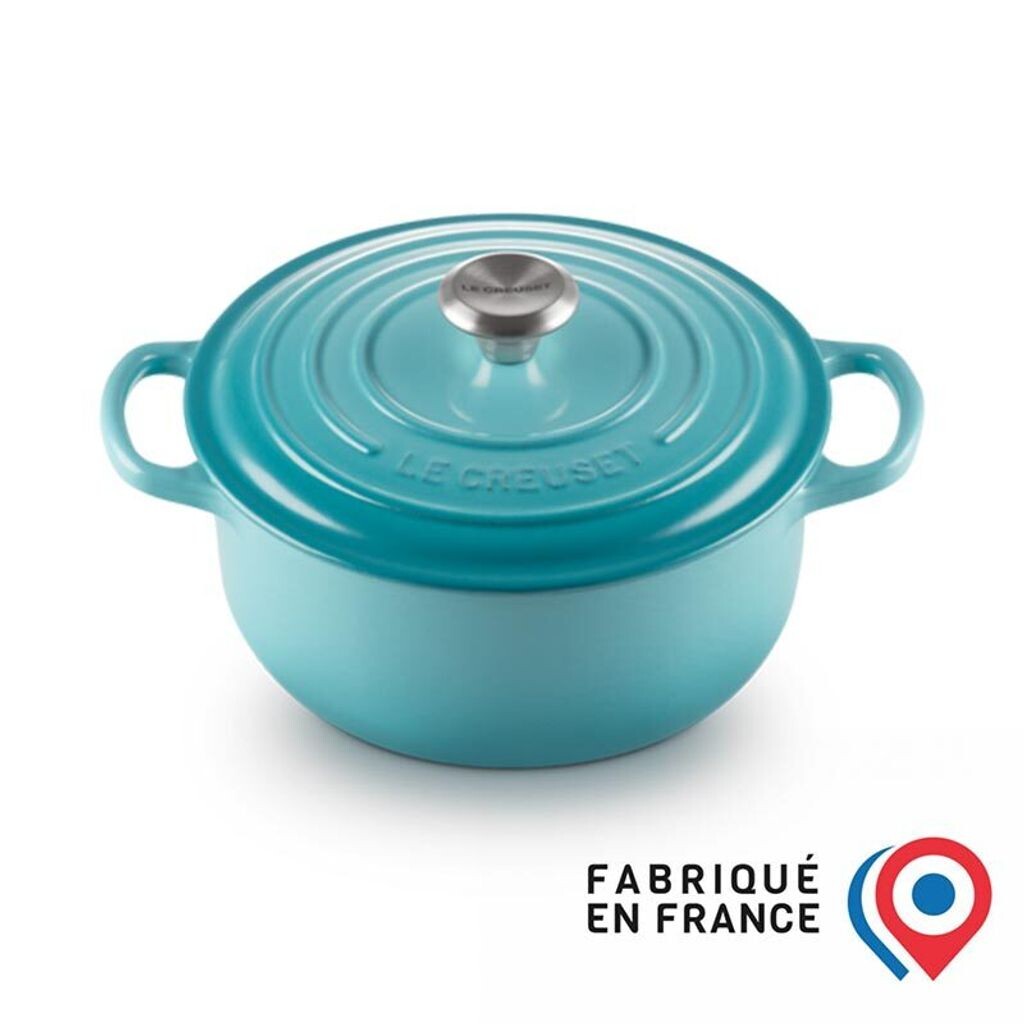 

Сковорода Le Creuset Signature Caribbean Blue - ø 24 см / 4,2 литра, светло-синий