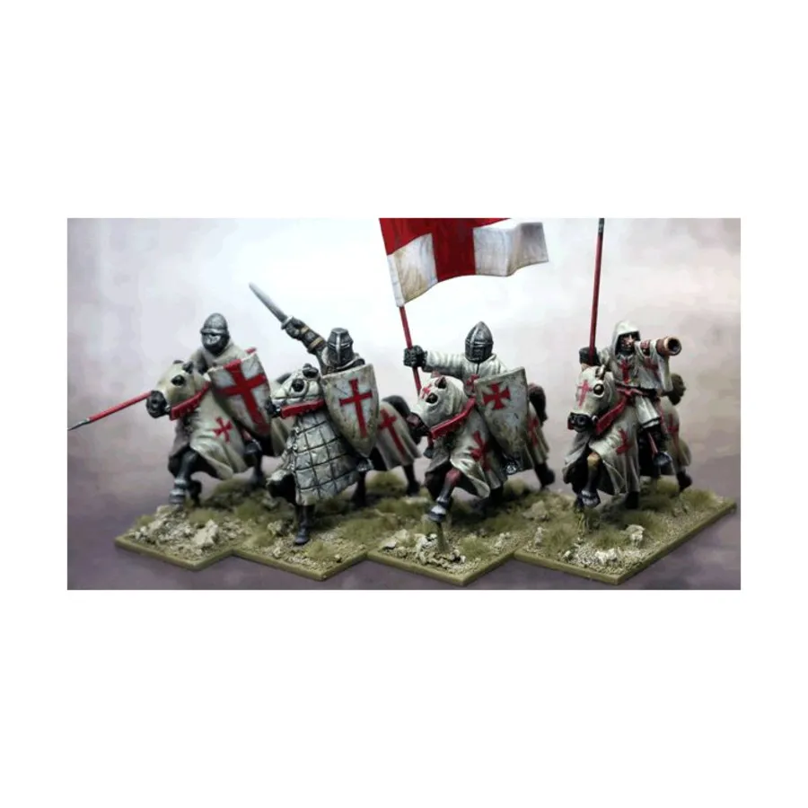 

Командование Военного Ордена, Gripping Beast Miniatures - Later Crusades (28mm)
