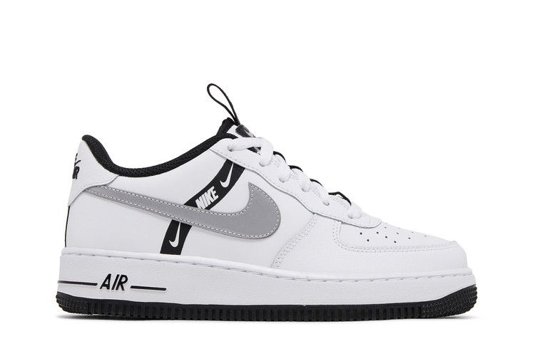 Кроссовки Nike Air Force 1 LV8 KSA GS 'Worldwide Pack - White Reflect Silver', белый — фото 2