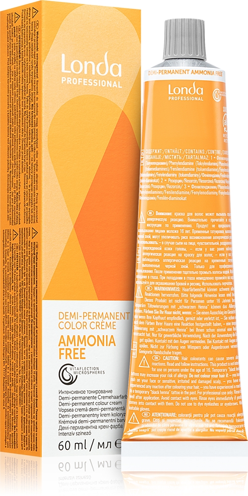 

Demi-Permanent color demi-permanent color cream полуперманентная краска для волос без аммиака Londa Professional, atspalvis 4/07 60 мл