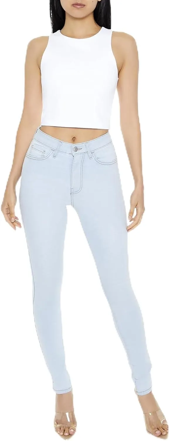 

Forever 21 Женские Скинни Джинсы Stretch-Denim