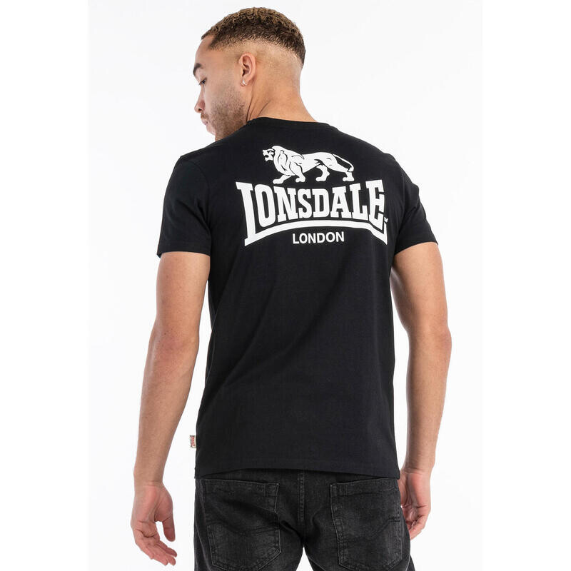 

Спортивная футболка Lonsdale, черный/белый