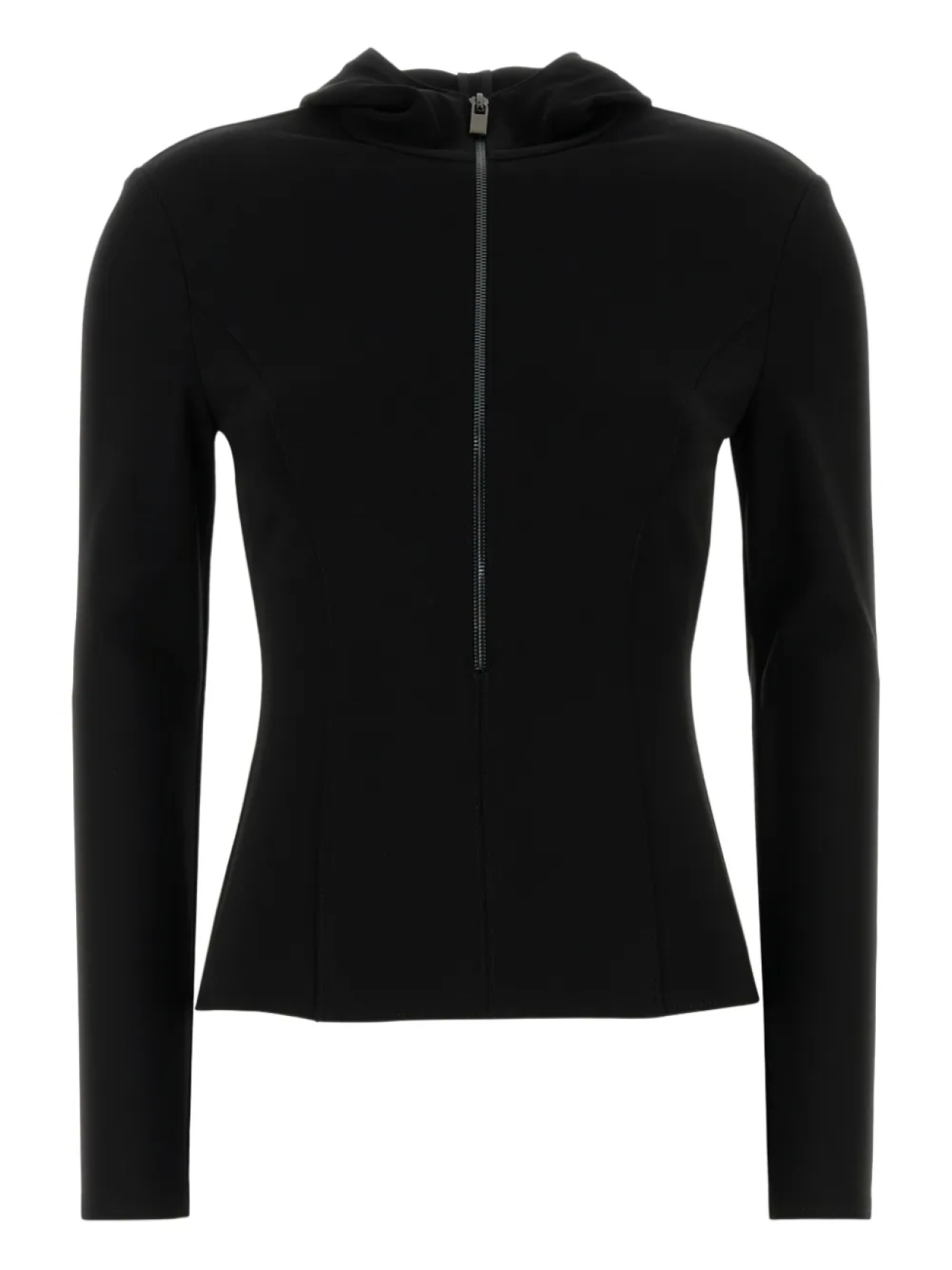 

Толстовка с капюшоном на молнии Magda Butrym, черный