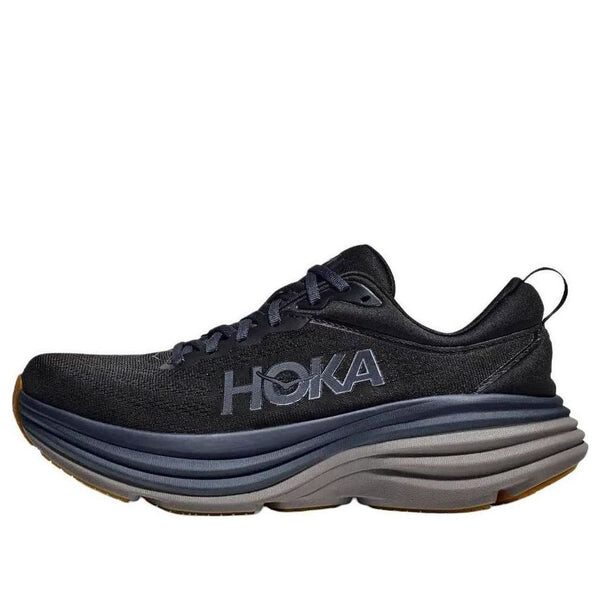 

Кроссовки bondi 8 'black iron ore' Hoka One One, черный