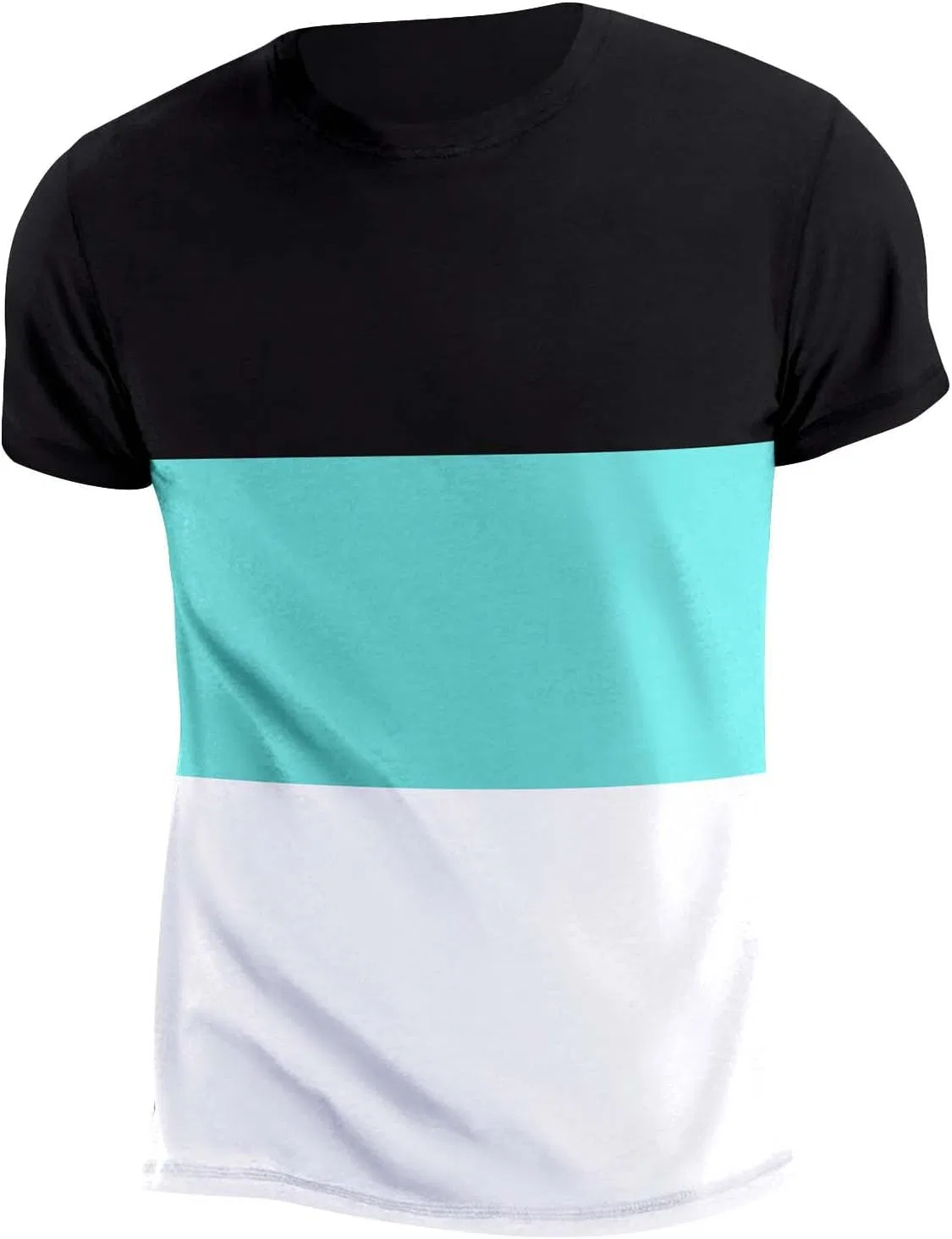 Футболка с длинным рукавом, цвет блок, Sky Blue, 27-striped — фото 2