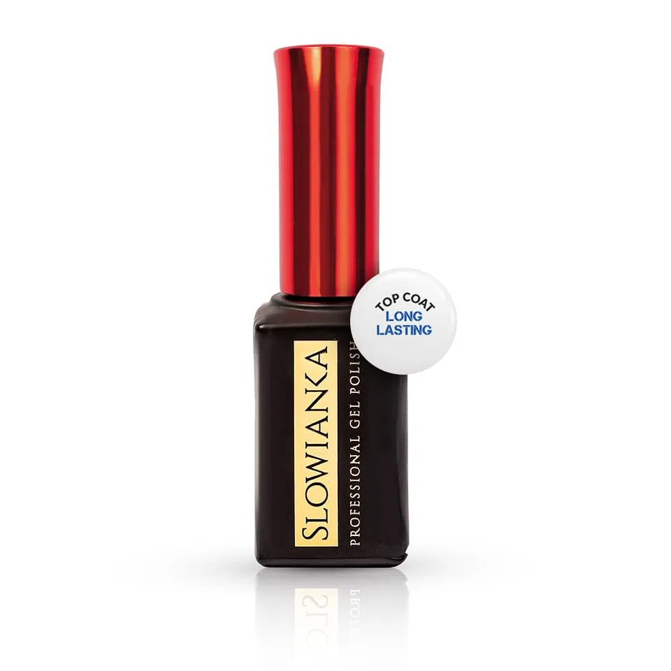 Верхнее покрытие для ногтей «Top Coat Long Lasting» от Slowianka Nail Trends, 10 г Slowianka Nail Trends, Top Coat Long Lasting 10 G