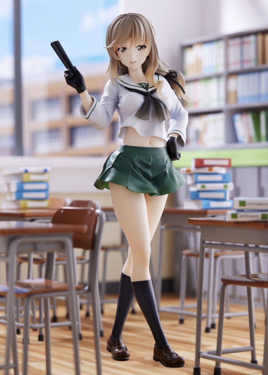 

Фигурка Girls und Panzer Senshadou Daisakusen! - Chiyo Shimada 1/7 Scale Figure (Oarai Girls High Ver.)
