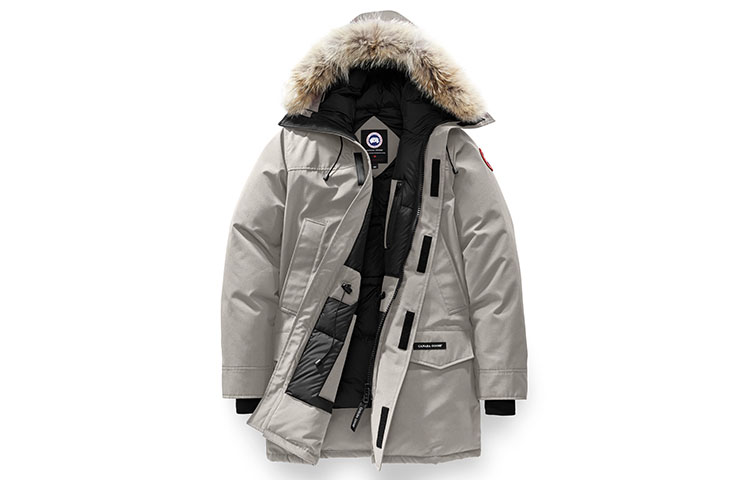 Куртка Langford Down зимняя мужская лаймово-серая Canada Goose — фото 2