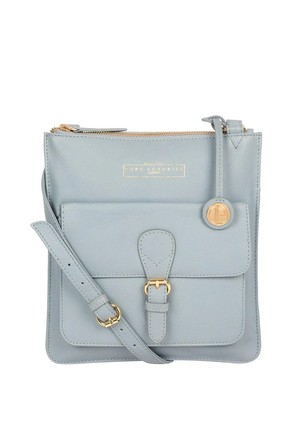 

Кожаная сумка через плечо Kenley Pure Luxuries London, синий