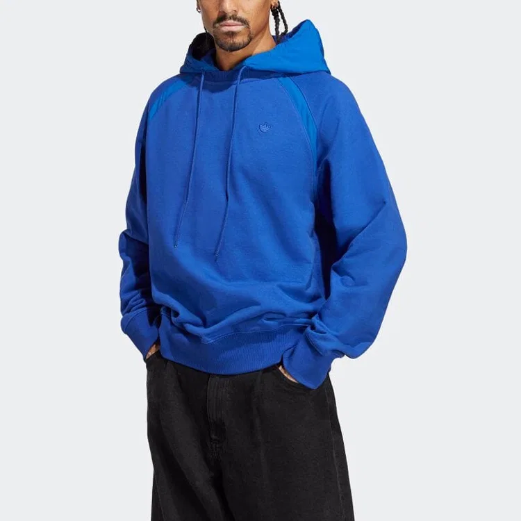 Толстовка мужская синяя с капюшоном Regular Adidas Originals, Blue — фото 2