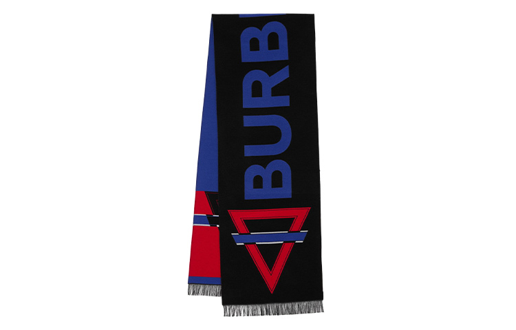 

Вязаный шарф унисекс разноцветный Burberry