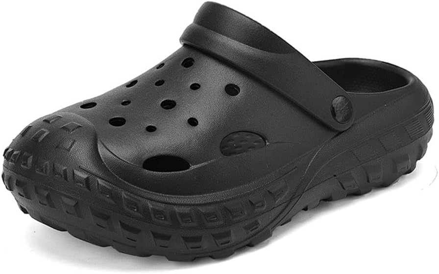 

Женские и мужские садовые сабо с поддержкой свода стопы, толстой подошвой, унисекс, легкие, быстросохнущие, удобные, слипоны, водные обувь, пляжные шлепанцы, сандалии V Opxin, черный