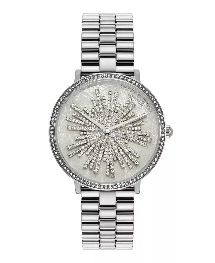 

Женские наручные часы Ice Burst из нержавеющей стали с серебристым покрытием, 35 мм Olivia Burton