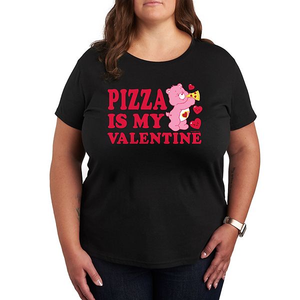 

Футболка с принтом Care Bears Pizza is my Valentine Licensed Character, Black, Черный, Футболка с принтом Care Bears Pizza is my Valentine Licensed Character, Black