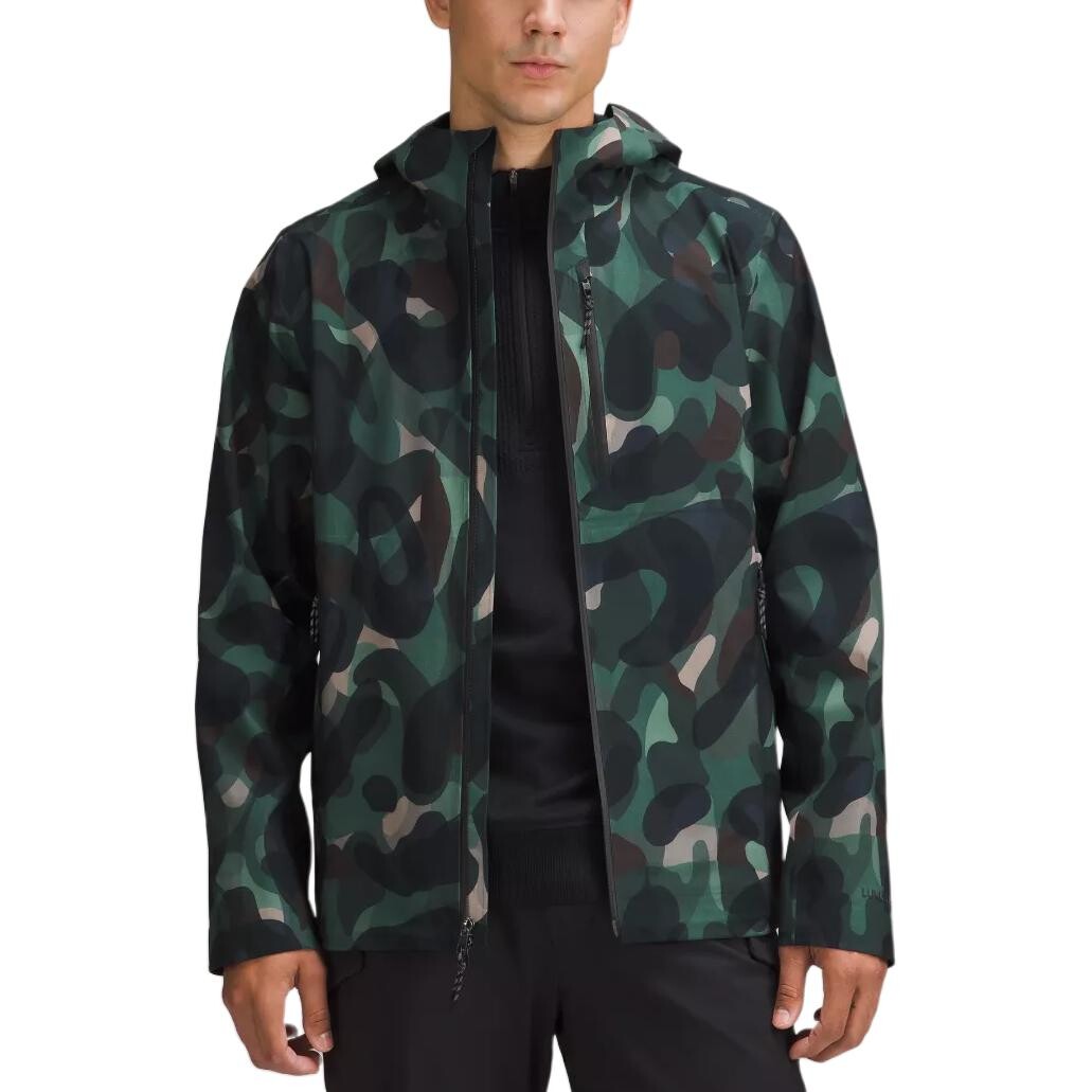 

Glyde Куртка мужская Fluctuating Teal Multi Lululemon, бирюзовый