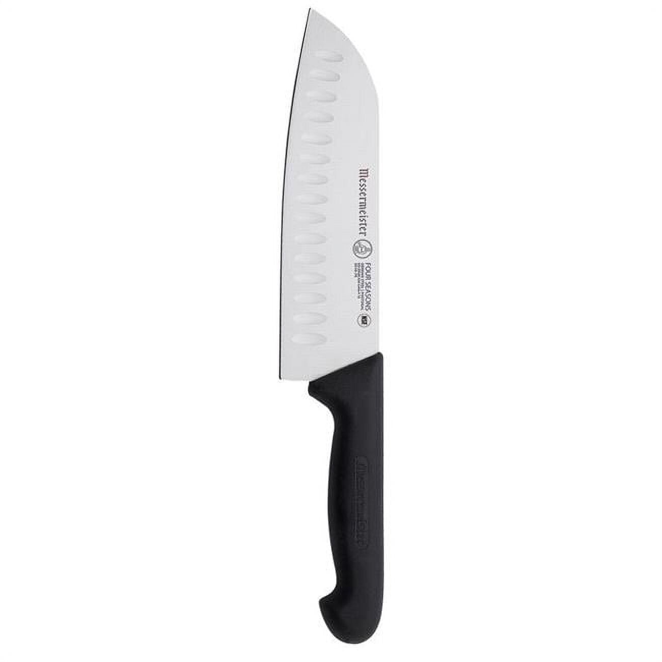

Нож Messermeister Pro Series 7 Kullenschliff Santoku, стальной