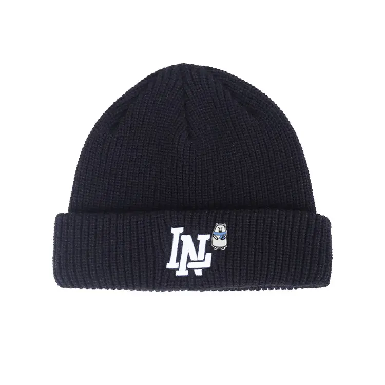 

LINING Акриловая вязаная шапка унисекс черная, New Arrival One Size