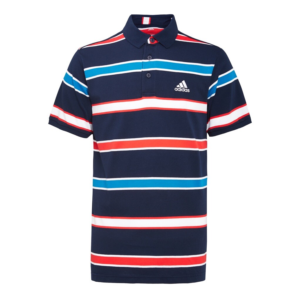 

Рубашка поло мужская синяя Adidas, синий