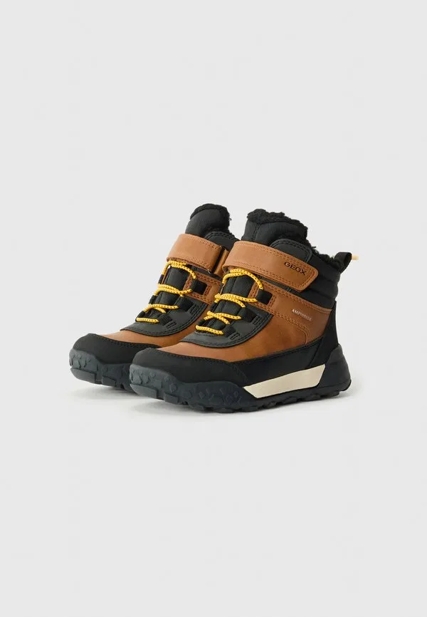 Зимние ботинки trekkyup boy abx Geox, Brown/Black — фото 2