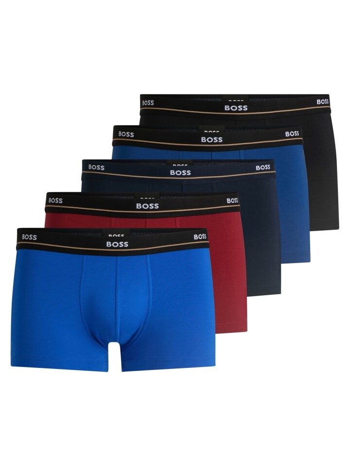 

Боксеры BOSS short 5er Pack, цвет schwarz/blau/rot