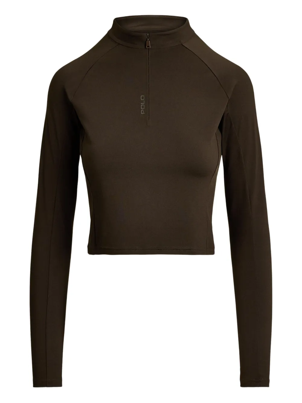 

Лонгслив на молнии Polo Ralph Lauren, коричневый