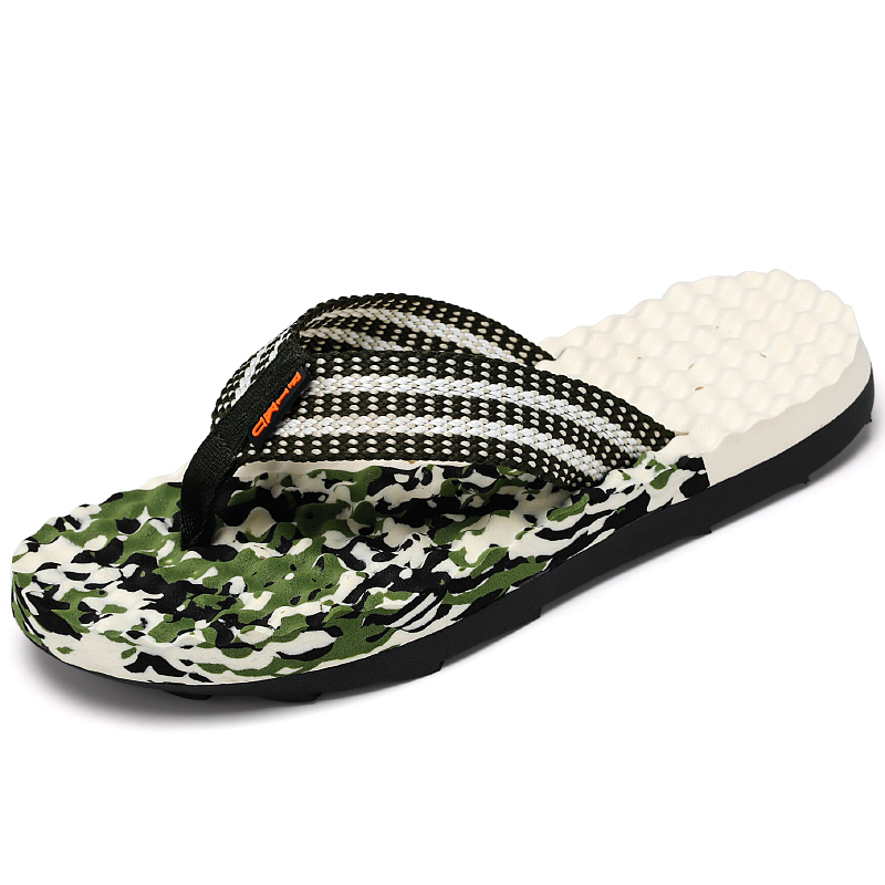 

Мужские шлепанцы на резиновой подошве King Jinmai, Green