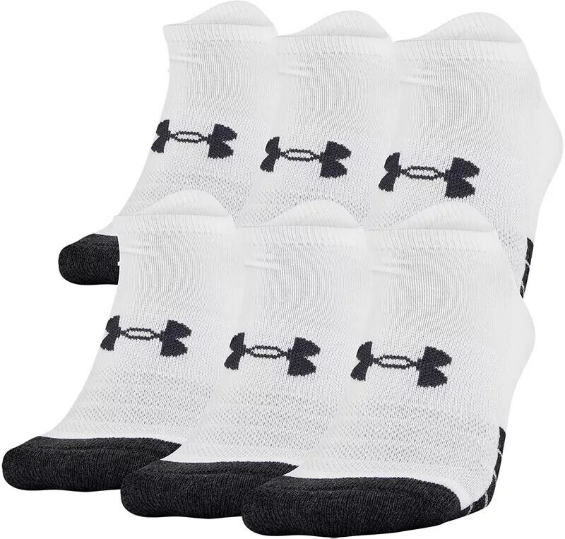 

Носки Under Armour Performance Tech No Show для взрослых — 6 шт., белый