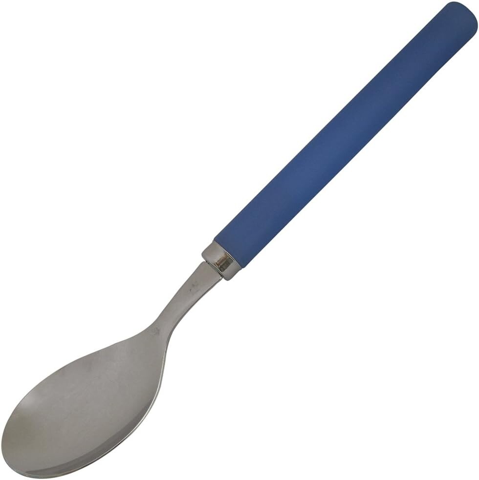 

Ложка десертная Tomiwoody Natural, синяя, Blue