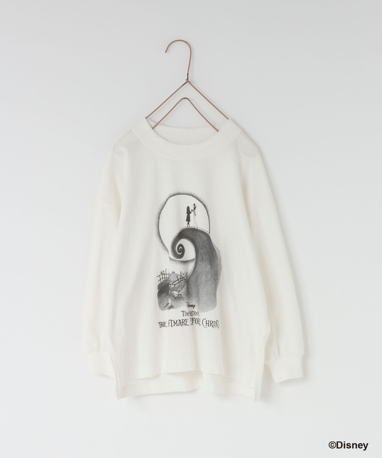 Футболка Кошмар перед Рождеством/Рон ТЛС Lowrys Farm, Off-white (SALLY/JACK) (06)