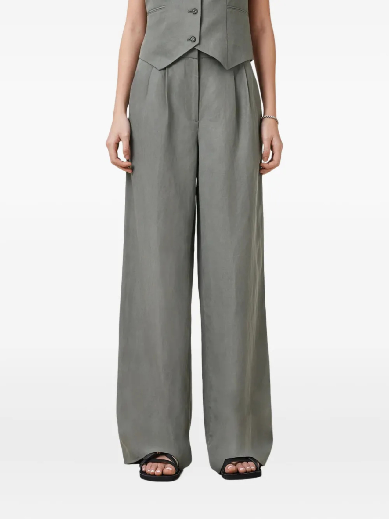 

Брюки AllSaints Averie, серый